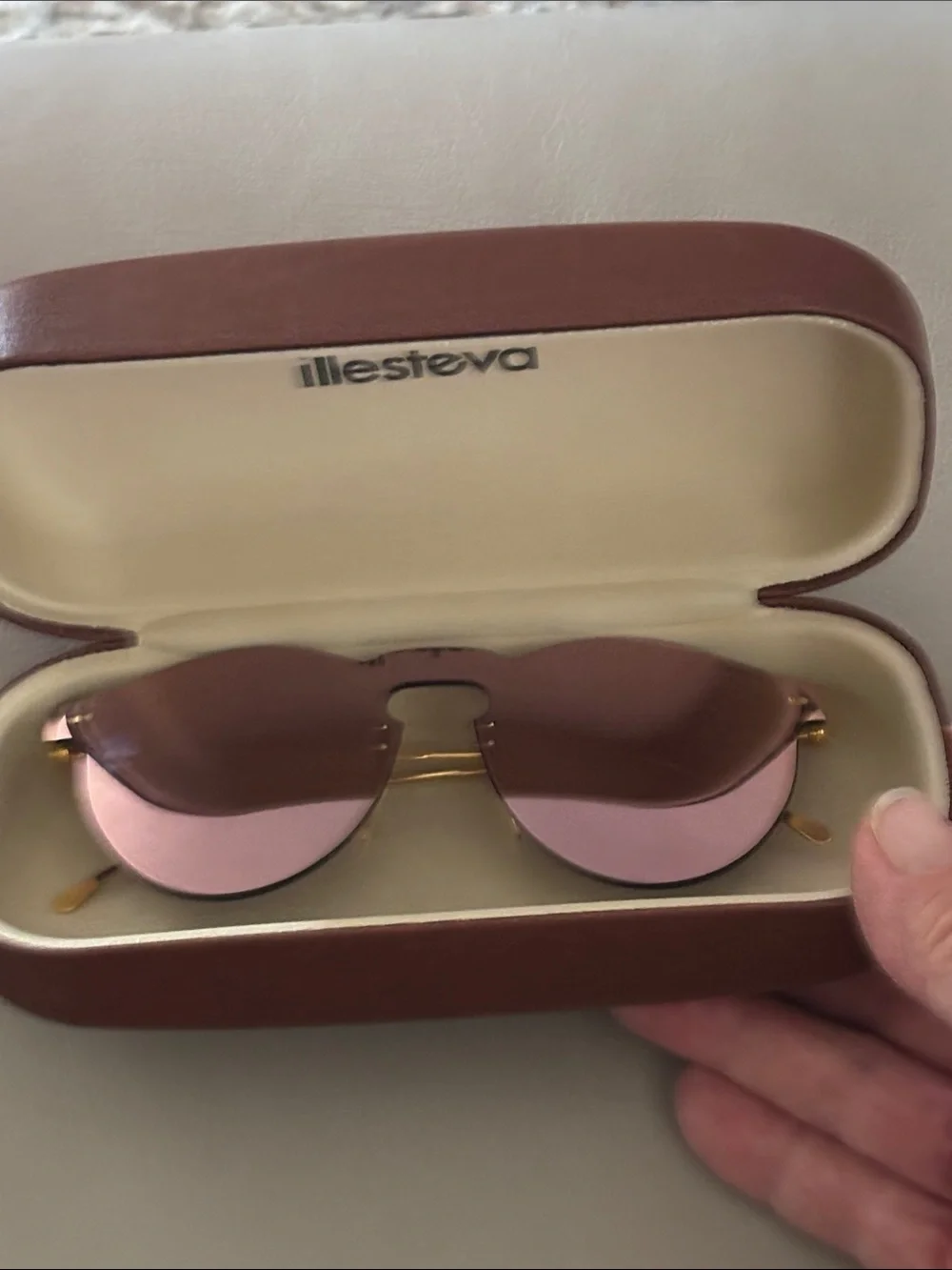 Illesteva Round Leonard Mask Sunglasses